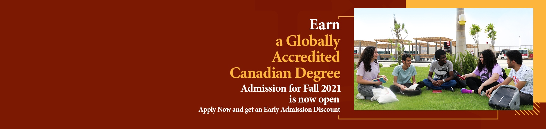 Fall 2021 Admission is Now Open