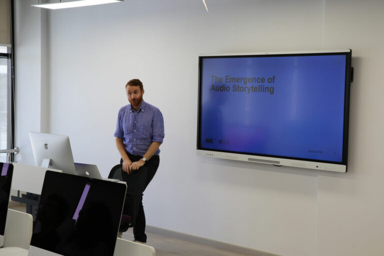 TMU Cairo - Jesse Cumming The Emergence of Audio Storytelling Workshop